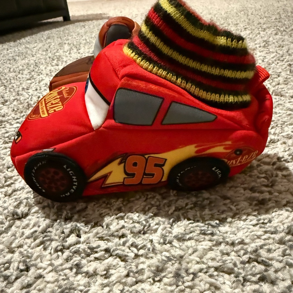 Disney Cars Toddler Slippers Size 7/8 - Picture 4 of 7